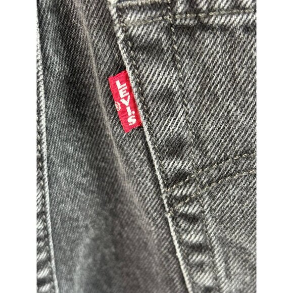 VTG Levi’s 501 Mens Button Fly Big E Red Tab Jeans Black Gray Denim Size W29 L30 - Picture 12 of 13